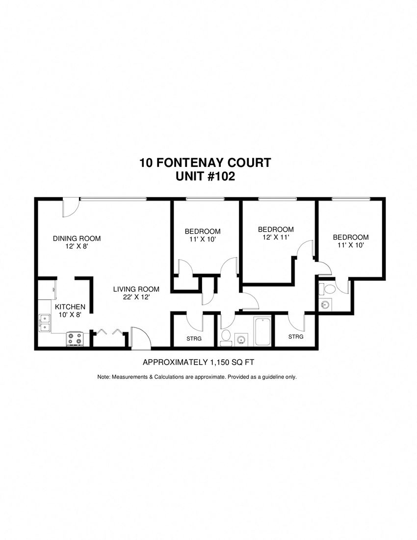 3 Bed 2 Bath